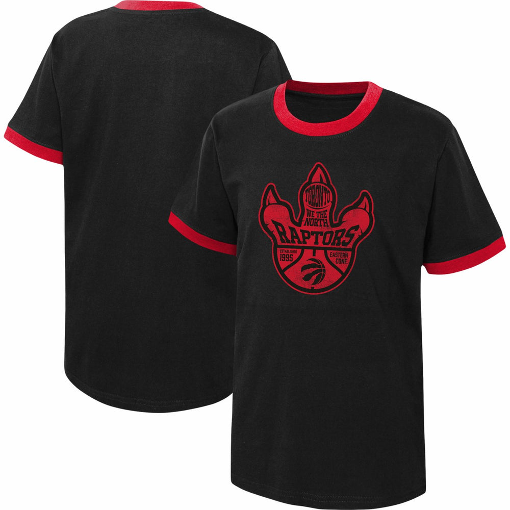 Toronto Raptors Youth Hoop City Hometown Ringer T-Shirt On Sale