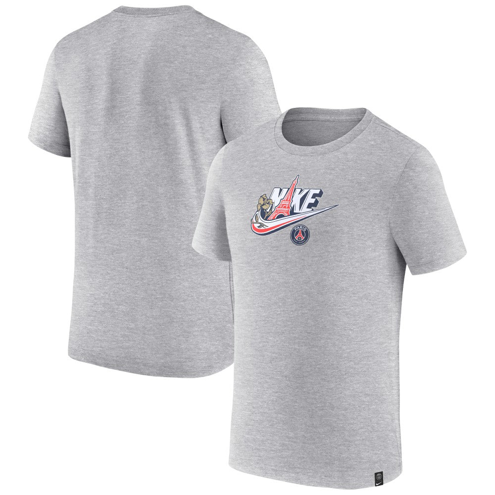 Paris Saint-Germain Futura T-Shirt Heather Gray - Nike