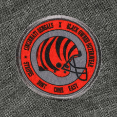 Cincinnati Bengals x BlaCkOWned Stripes Don't Come Easy Pullover Hoodie
