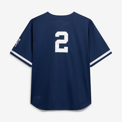 Derek Jeter New York Yankees Mitchell & Ness Cooperstown Collection Mesh Batting Practice Button-Up Jersey | MLB Outlet