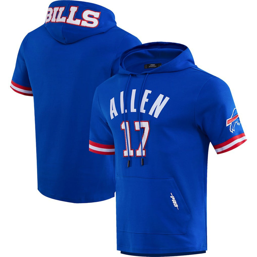 Buffalo Bills Josh Allen Pro Standard Player Name & Number Hoodie T-Shirt