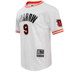 Cincinnati Bengals Joe Burrow Pro Standard Player Name & Number Mesh T-Shirt