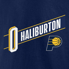Tyrese Haliburton Indiana Pacers Full-Court Press Name & Number T-Shirt Outlet