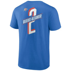 Shai Gilgeous-Alexander Oklahoma City Thunder Full-Court Press Name & Number T-Shirt New
