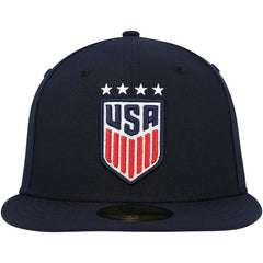 USWNT New Era Team Basic 59FIFTY Fitted Hat Navy - New Era
