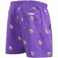 Minnesota Vikings Pro Standard Allover Print Mini Logo Shorts