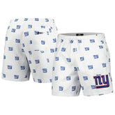 New York Giants Pro Standard Allover Print Mini Logo Shorts