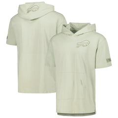 Buffalo Bills Pro Standard Neutrals Short Sleeve Pullover Hoodie
