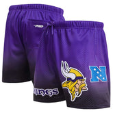 Minnesota Vikings Pro Standard Ombre Mesh Shorts