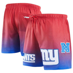 New York Giants Pro Standard Ombre Mesh Shorts