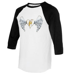 Pittsburgh Pirates Tiny Turnip Women's Angel Wings 3/4-Sleeve Raglan T-Shirt | MLB Shop