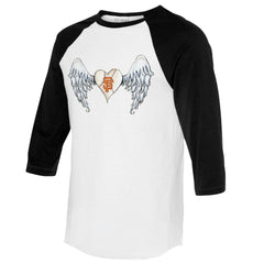San Francisco Giants Tiny Turnip Women's Angel Wings 3/4-Sleeve Raglan T-Shirt | MLB Shop