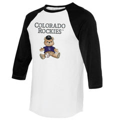 Colorado Rockies Tiny Turnip Women's Teddy Boy 3/4-Sleeve Raglan T-Shirt | MLB Shop
