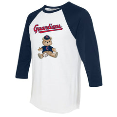Cleveland Guardians Tiny Turnip Women's Teddy Boy 3/4-Sleeve Raglan T-Shirt | MLB On Sale