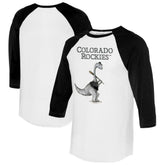 Colorado Rockies Tiny Turnip Women's Bronto 3/4-Sleeve Raglan T-Shirt | MLB Sale