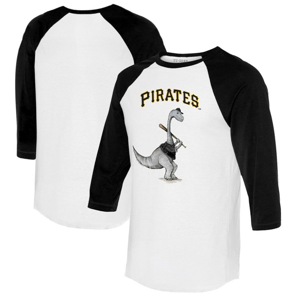 Pittsburgh Pirates Tiny Turnip Women's Bronto 3/4-Sleeve Raglan T-Shirt | MLB Sale