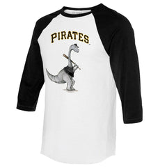 Pittsburgh Pirates Tiny Turnip Women's Bronto 3/4-Sleeve Raglan T-Shirt | MLB Sale