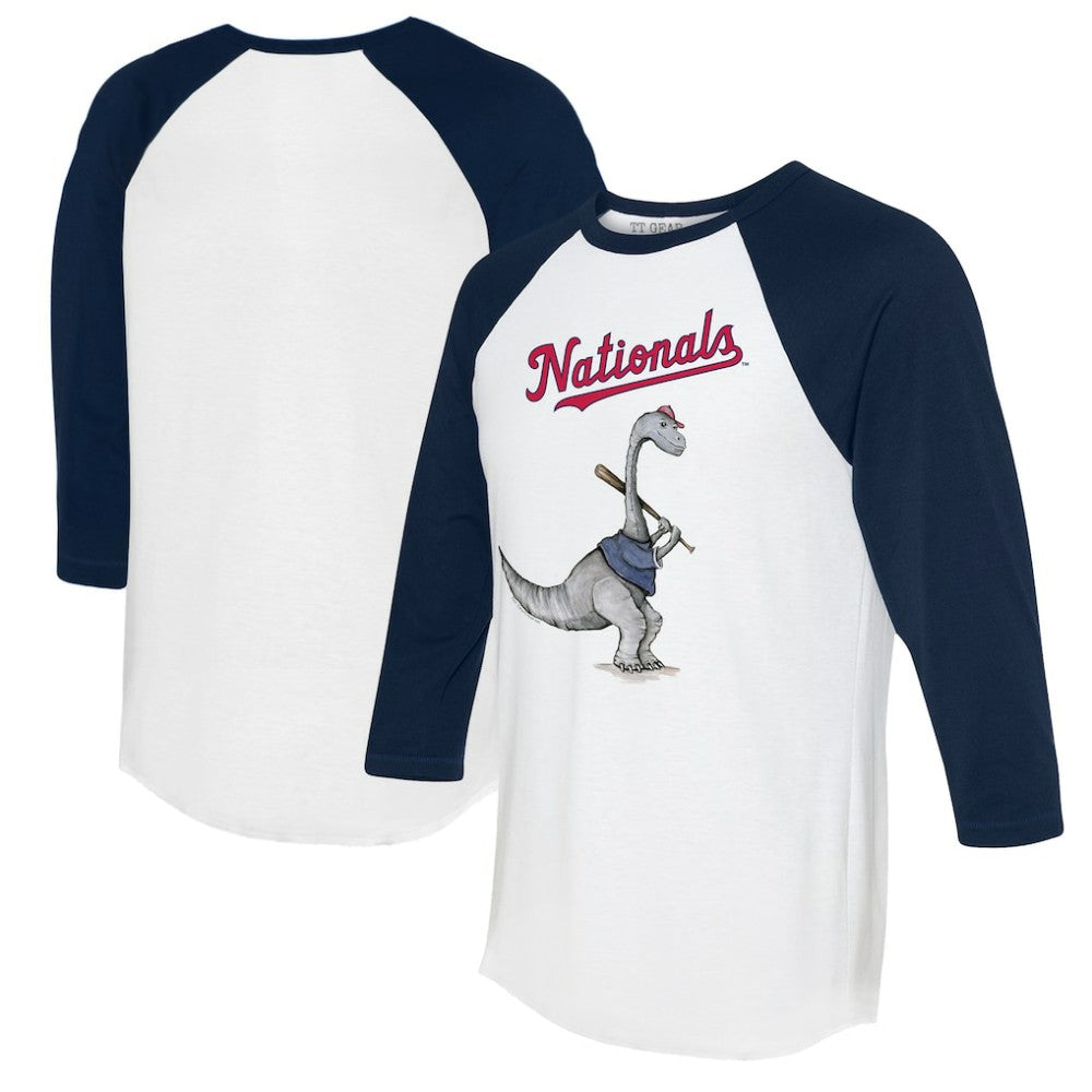 Washington Nationals Tiny Turnip Women's Bronto 3/4-Sleeve Raglan T-Shirt | MLB Online