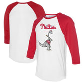 Philadelphia Phillies Tiny Turnip Women's Bronto 3/4-Sleeve Raglan T-Shirt | MLB Outlet