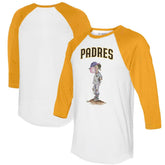 San Diego Padres Tiny Turnip Women's Bubbles 3/4-Sleeve Raglan T-Shirt | MLB For sale