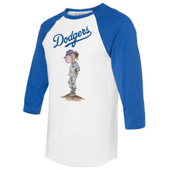 Los Angeles Dodgers Tiny Turnip Women's Bubbles 3/4-Sleeve Raglan T-Shirt | MLB Shop