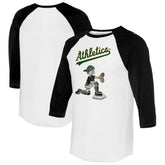 Athletics Tiny Turnip Women's Caleb 3/4-Sleeve Raglan T-Shirt | MLB Online