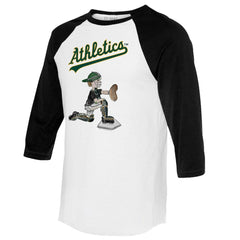 Athletics Tiny Turnip Women's Caleb 3/4-Sleeve Raglan T-Shirt | MLB Online