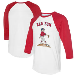 Boston Red Sox Tiny Turnip Women's Clemente 3/4-Sleeve Raglan T-Shirt | MLB Online