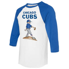 Chicago Cubs Tiny Turnip Women's Clemente 3/4-Sleeve Raglan T-Shirt | MLB Outlet