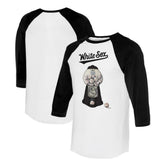 Chicago White Sox Tiny Turnip Women's Gumball Machine 3/4-Sleeve Raglan T-Shirt | MLB New