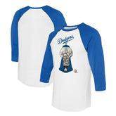 Los Angeles Dodgers Tiny Turnip Women's Gumball Machine 3/4-Sleeve Raglan T-Shirt | MLB Shop