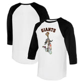 San Francisco Giants Tiny Turnip Women's Jada 3/4-Sleeve Raglan T-Shirt | MLB For sale