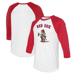 Boston Red Sox Tiny Turnip Women's Kate 3/4-Sleeve Raglan T-Shirt | MLB Discount