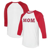 Cincinnati Reds Tiny Turnip Women's Logo Mom 3/4-Sleeve Raglan T-Shirt | MLB Near me
