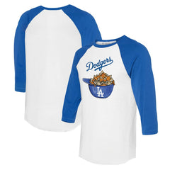 Los Angeles Dodgers Tiny Turnip Women's Nacho Helmet 3/4-Sleeve Raglan T-Shirt | MLB Online