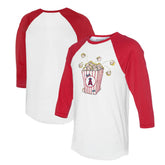 Los Angeles Angels Tiny Turnip Women's Popcorn 3/4-Sleeve Raglan T-Shirt | MLB Outlet