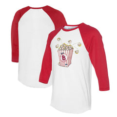 St. Louis Cardinals Tiny Turnip Women's Popcorn 3/4-Sleeve Raglan T-Shirt | MLB For sale