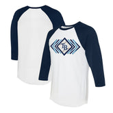 Tampa Bay Rays Tiny Turnip Women's Prism Arrows 3/4-Sleeve Raglan T-Shirt | MLB Sale