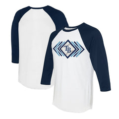 Tampa Bay Rays Tiny Turnip Women's Prism Arrows 3/4-Sleeve Raglan T-Shirt | MLB Sale