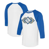 Kansas City Royals Tiny Turnip Women's Prism Arrows 3/4-Sleeve Raglan T-Shirt | MLB For sale
