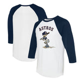 Houston Astros Tiny Turnip Women's Slugger 3/4-Sleeve Raglan T-Shirt | MLB US