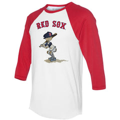 Boston Red Sox Tiny Turnip Women's Slugger 3/4-Sleeve Raglan T-Shirt | MLB Outlet