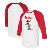 Philadelphia Phillies Tiny Turnip Women's Slugger 3/4-Sleeve Raglan T-Shirt | MLB Outlet
