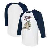 Detroit Tigers Tiny Turnip Unisex Stega 3/4-Sleeve Raglan T-Shirt | MLB For sale