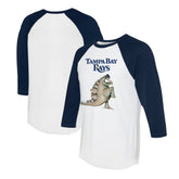 Tampa Bay Rays Tiny Turnip Unisex Stega 3/4-Sleeve Raglan T-Shirt | MLB Discount