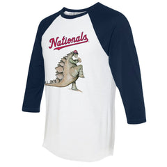 Washington Nationals Tiny Turnip Unisex Stega 3/4-Sleeve Raglan T-Shirt | MLB Outlet