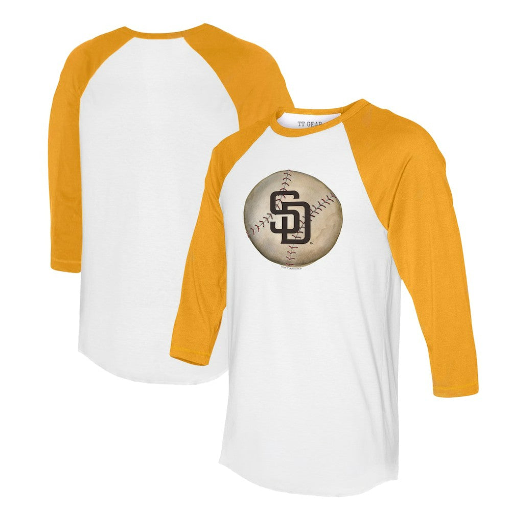 San Diego Padres Tiny Turnip Unisex Stitched Baseball 3/4-Sleeve Raglan T-Shirt | MLB On Sale