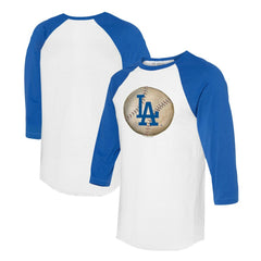 Los Angeles Dodgers Tiny Turnip Unisex Stitched Baseball 3/4-Sleeve Raglan T-Shirt | MLB Sale