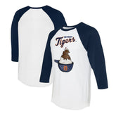 Detroit Tigers Tiny Turnip Unisex Sundae Helmet 3/4-Sleeve Raglan T-Shirt | MLB Online