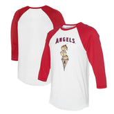 Los Angeles Angels Tiny Turnip Unisex Triple Scoop 3/4-Sleeve Raglan T-Shirt | MLB Outlet